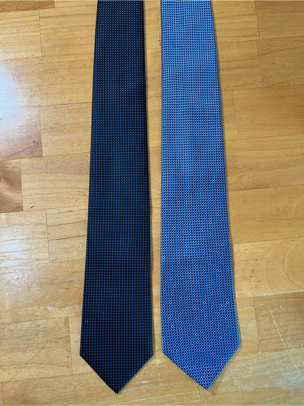 Mens Tie Lot Nautica Croft & Barrow Blue Black Geometric Dress Neckties